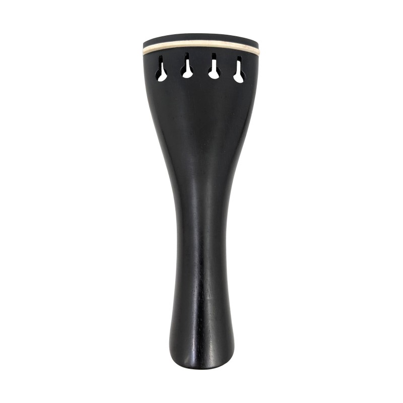 Ebony violin round tailpiece bone fret
