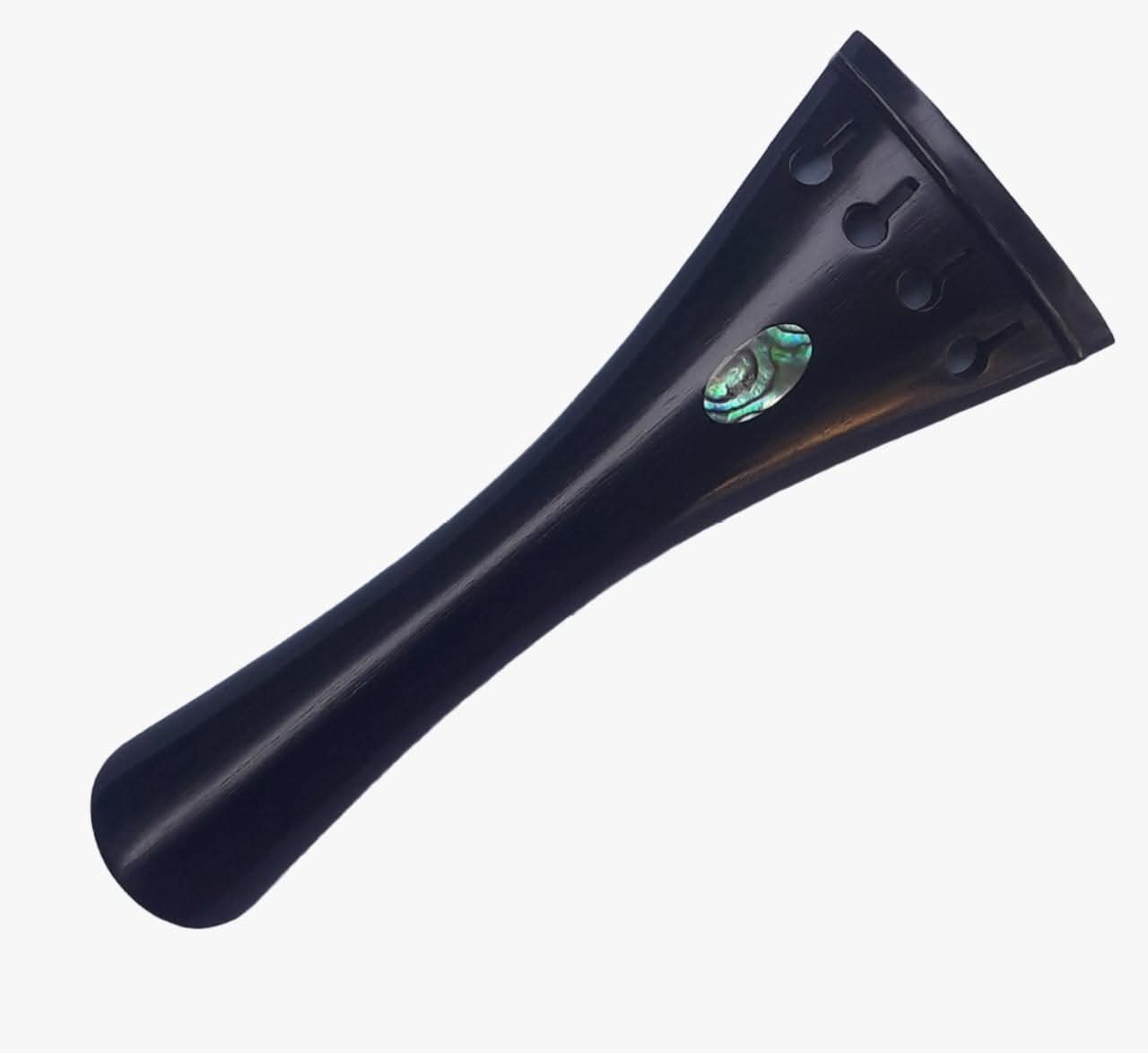 Ebony Violin Tailpiece Oval inlay abalone
